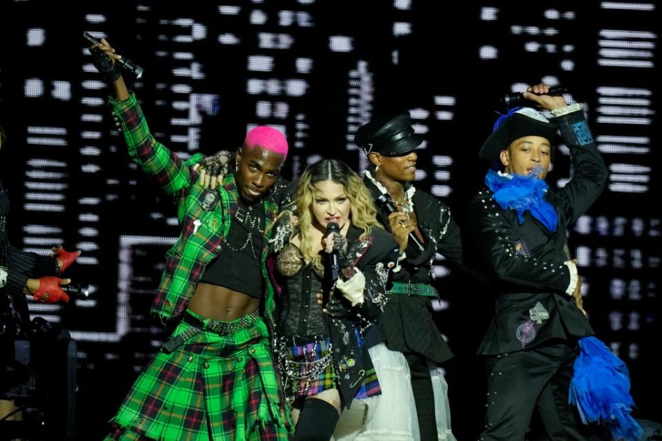 Saturday night’s performance was Madonna’s final show of her “The Celebration” tour. AP