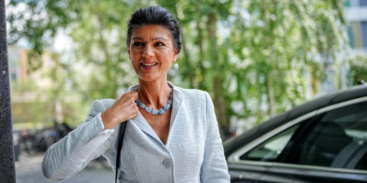 Sahra Wagenknecht, Parteivorsitzende vom Bündnis Sahra Wagenknecht (BSW).<span class="copyright">Kay Nietfeld/dpa</span>