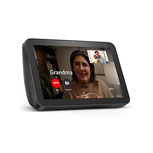 Echo Show 8 (1st Gen, 2019 release) -- HD smart display with Alexa – Unlimited Cloud Photo Stor…