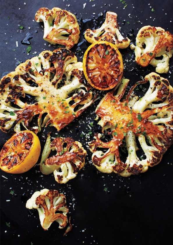 Cauliflower Steaks with Parsley