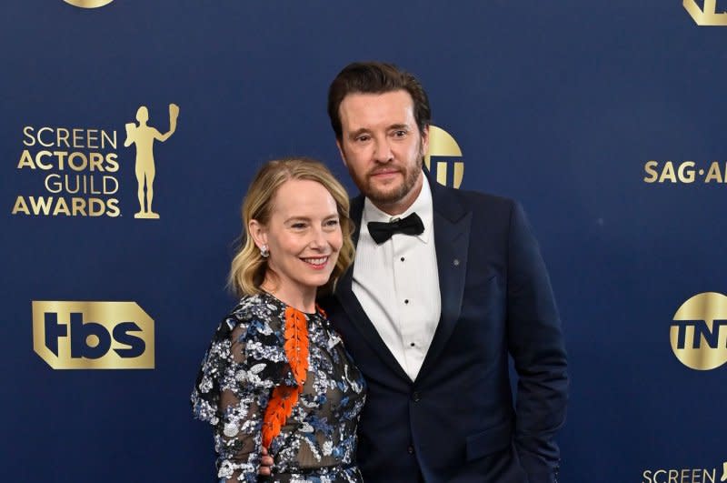 Jason Butler Harner, seen with "Sugar" co-star Amy Ryan, stars in the movie "The Big Bend." File Photo by Jim Ruymen/UPI