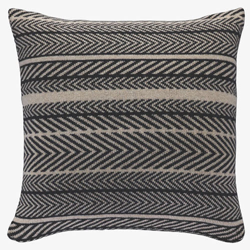 <b>Chevron stripe</b><br><br>A major trend on the catwalk, stripes and geometric print have found their way on to this season’s homewares too. As black and white can look a little harsh, opt for monochrome on soft furnishings, like this heavy-knit cushion, for a look that’s easier to live with. <br><br><b>£40, <a href="http://www.habitat.co.uk/brady-cushion/cushions/fcp-product/112365" rel="nofollow noopener" target="_blank" data-ylk="slk:Habitat;elm:context_link;itc:0;sec:content-canvas" class="link ">Habitat </a></b><br>