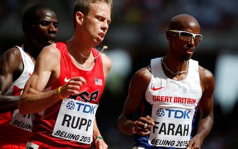 Farah in action - Credit: Reuters