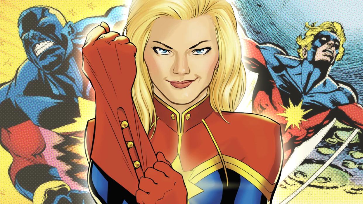  Carol Danvers, Noh-Varr, and Mar-Vell images combined. 