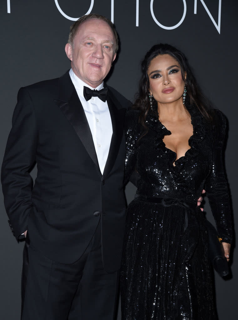 Francois and Salma Hayek Pinault