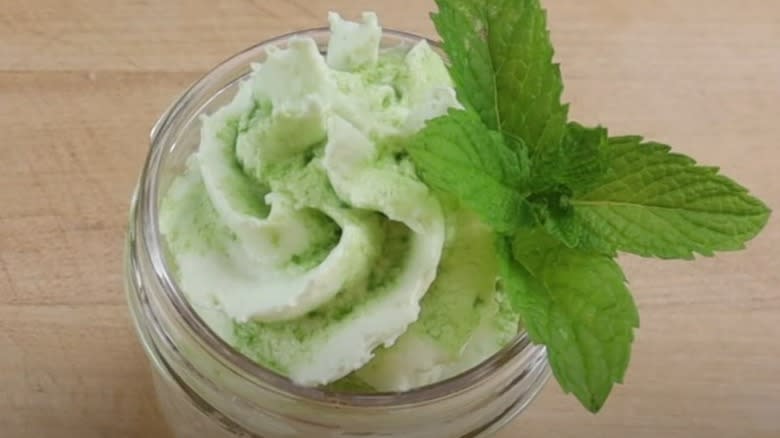 mint whipped cream