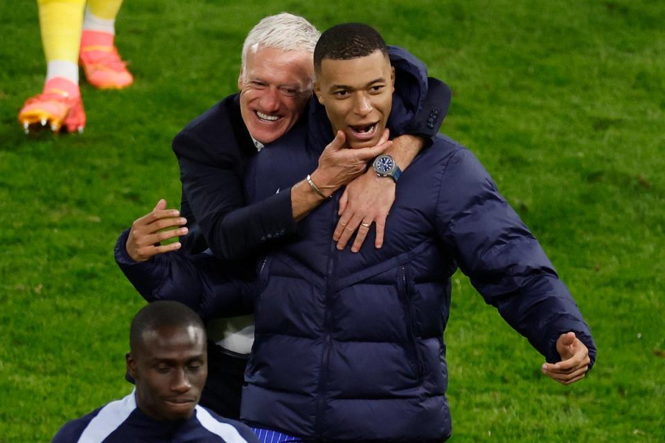 France manager Didier Deschamps has come to define ‘tournament ball’ even with a star such as Kylian Mbappe in his side (AFP via Getty Images)