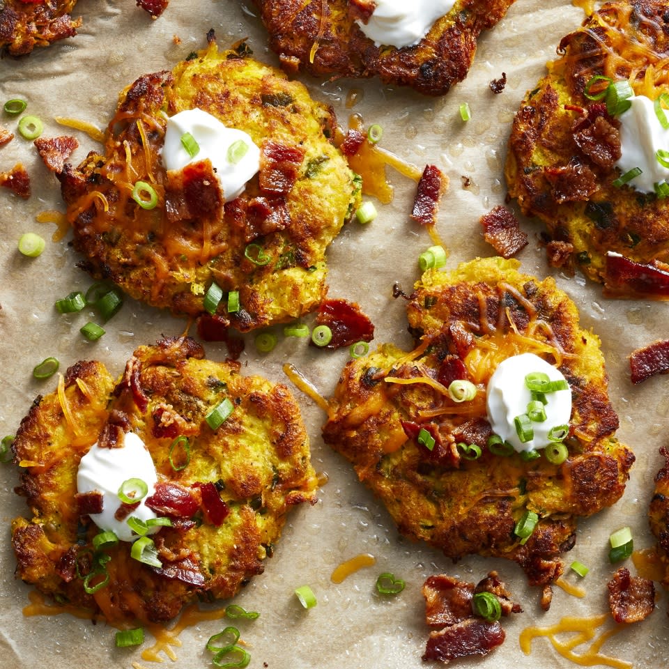 Baked Spaghetti Squash Fritters