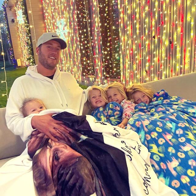 NFL's Matthew Stafford and Wife Kelly Stafford's Family Album With 4  Daughters: Photos