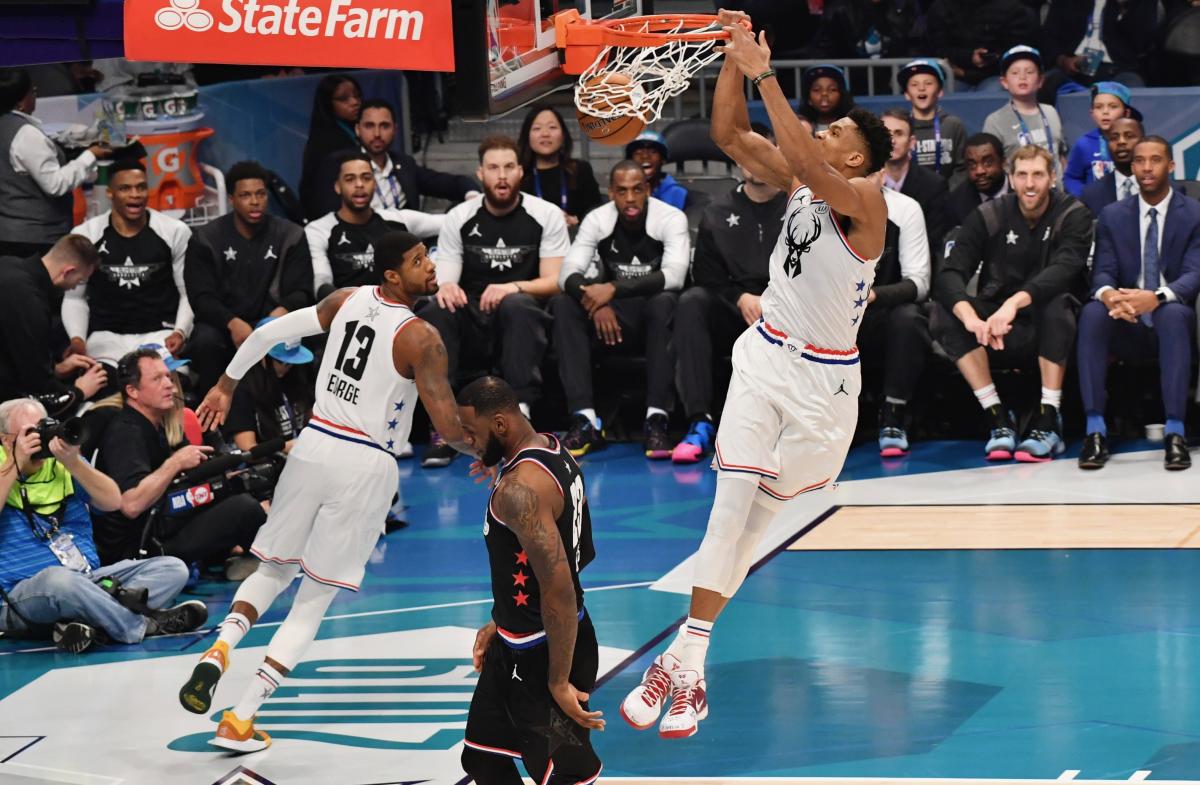 Stephen Curry's All-Star Game-ending dunk shocked everyone, especially Team  LeBron 