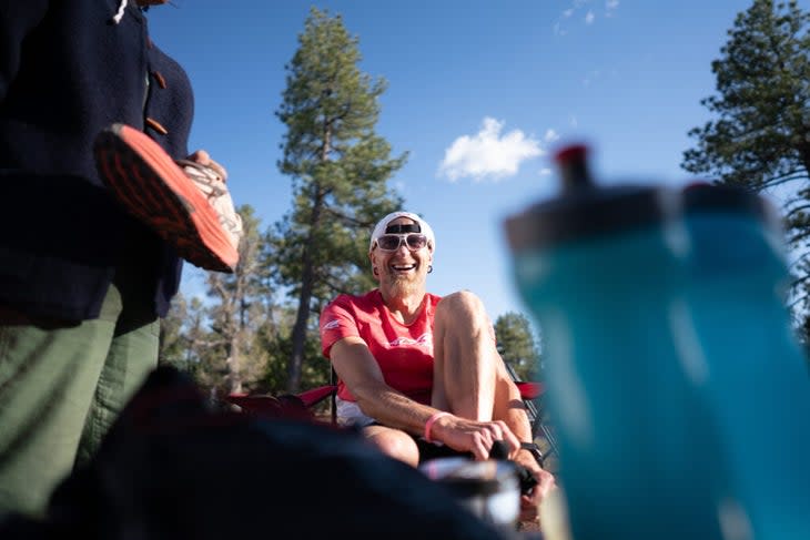 <span class="article__caption">Jeff Browning at the 2023 Sedona Canyons 125 Aid Station.</span> (Photo: Derrick Lytle)