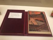 In this Oct. 21, 2019, photo, Ukrainian version George Orwell's novel "Animal Farm" is shown at an exhibit in Albuquerque, N.M. celebrating the author's legacy. The exhibit at the University of New Mexico is tackling the themes of the novelist's work from "1984" to "Animal Farm." "George Orwell: His Enduring Legacy," which runs to April 2020, features posters and material related to work challenging totalitarianism. (AP Photo/Russell Contreras)