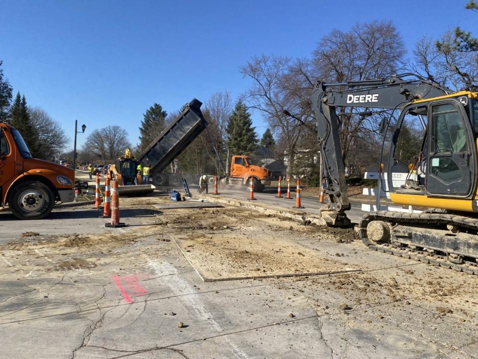 On Oct. 17, crews from Strawser Paving Co. began work to rebuild Fishinger Road from Mountview Road to Tremont Road. The work represents the first reconstruction of the roadway since 1962.