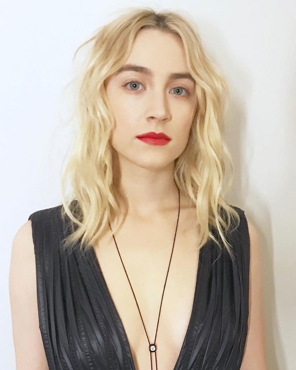 From blunt bob haircuts to bold swipes of color at lip level, Saoirse Ronan is no stranger to risk-taking red carpet beauty.