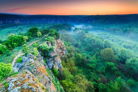 The valley of the Russensky Lom - Credit: Getty