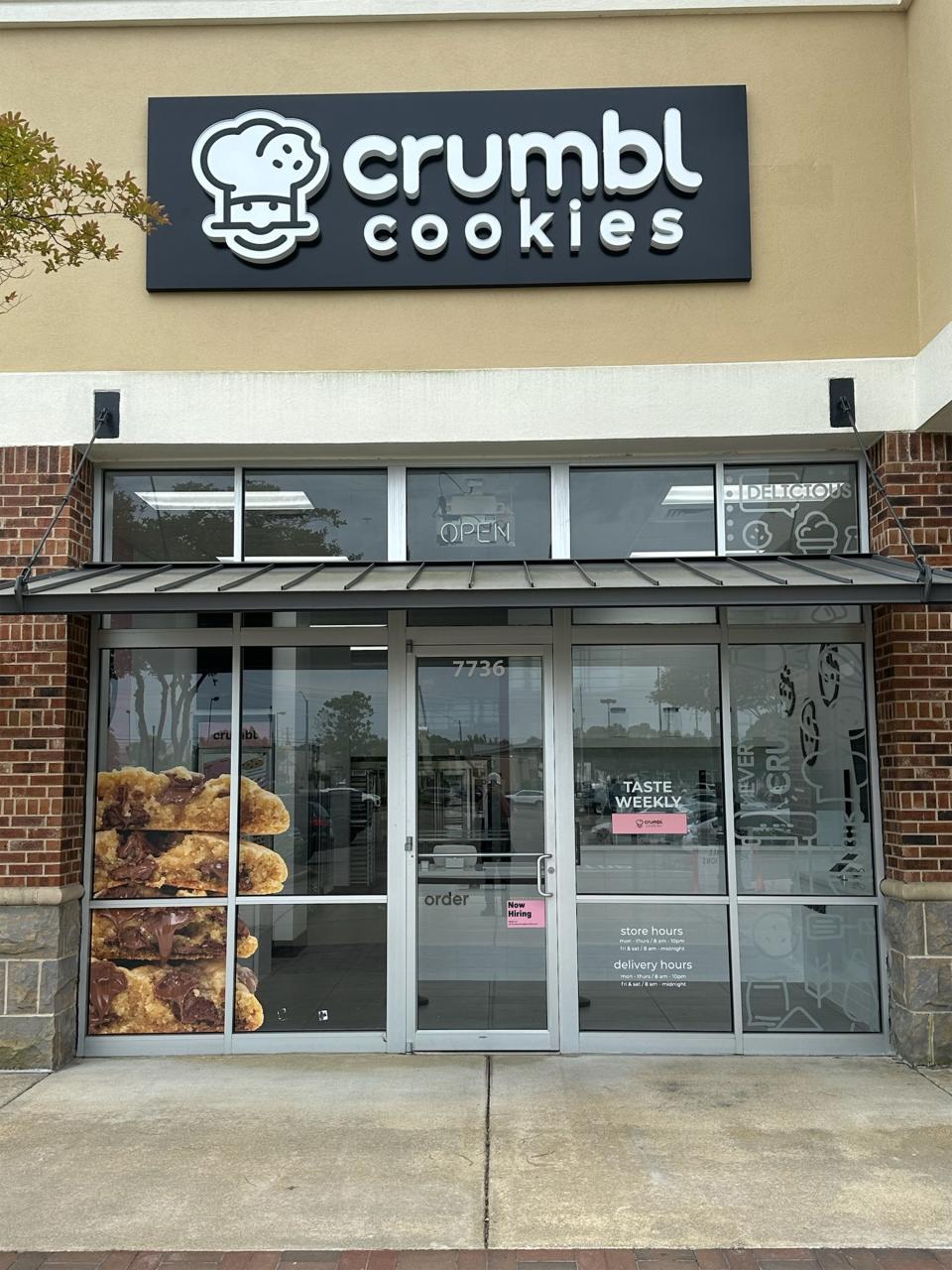 Montgomery's second Crumbl Cookies location is in The Shoppes at Cornerstone.