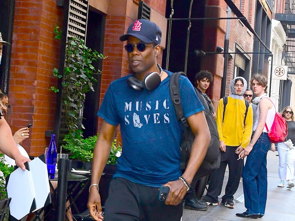 Chris Rock is seen on June 28, 2022 in New York City.