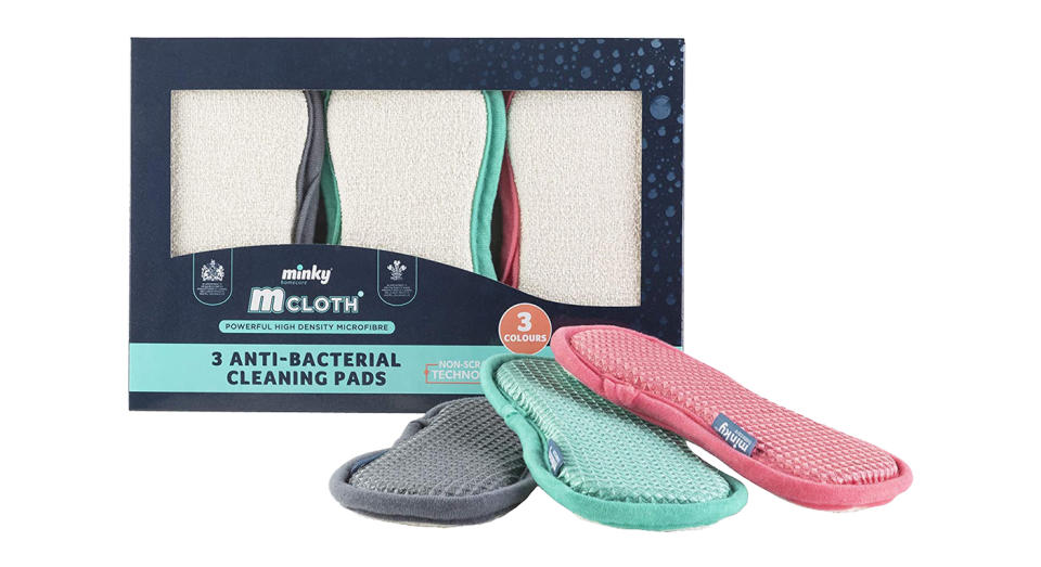 Minky M Cloth Anti-Bacterial Cleaning Pad 3 Pack 