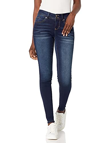 WallFlower Women's InstaSoft Ultra Fit Skinny Jeans, Lake Pure, 11