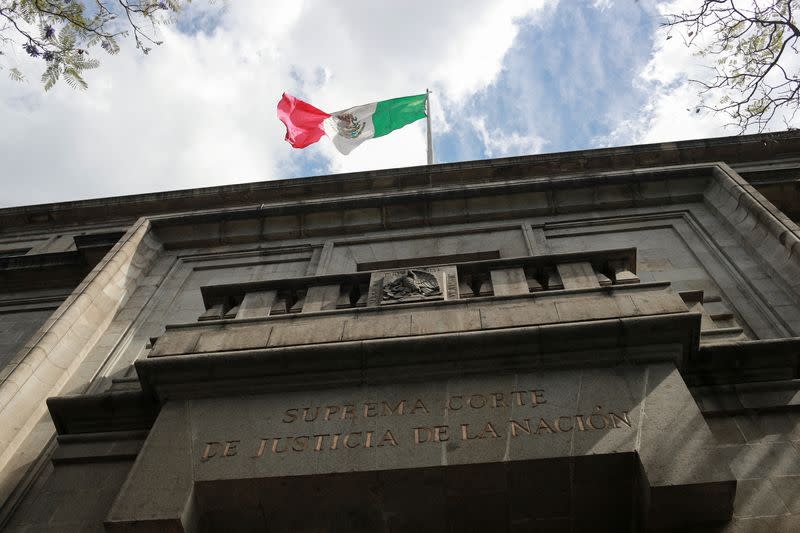 FILE PHOTO: Mexico's Supreme Court elects a new president in Mexico City