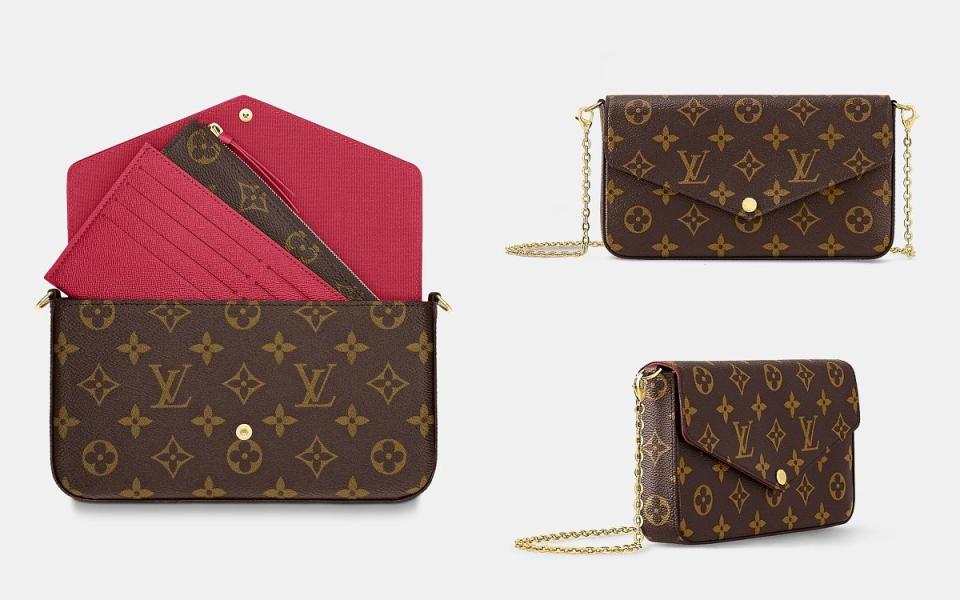 Louis Vuitton Félicie Pochette NT$47,000 圖片來源：Louis Vuitton