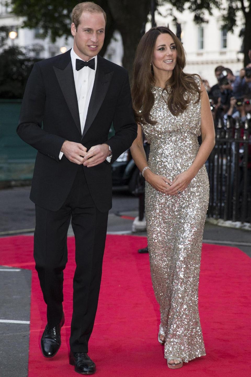 Attending the Tusk Conservation Awards at The Royal Society in London, 2013 (AFP/Getty Images)