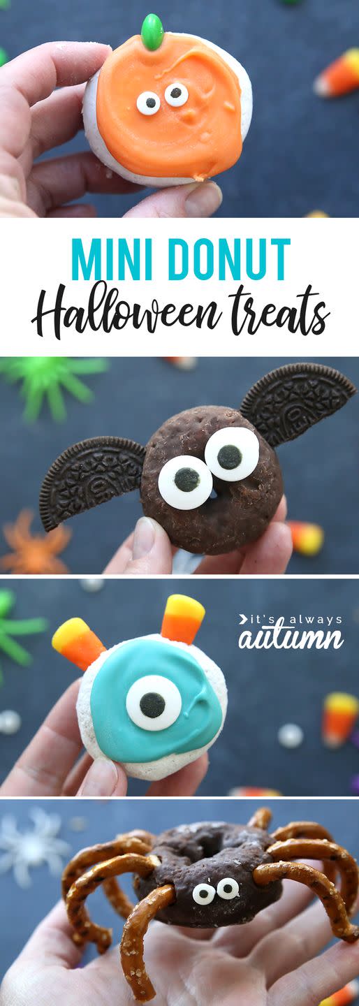 Make Halloween-Themed Mini Doughnuts