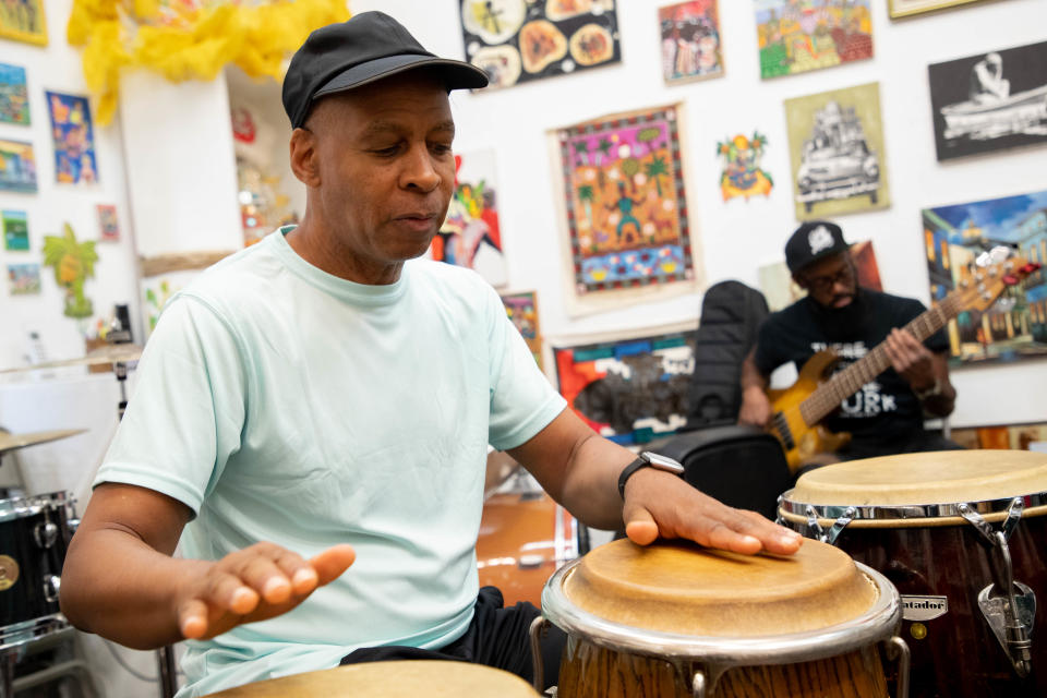 William Yazid Johnson will perform and give lessons on how to play the African drums at the Leon County Public Library this summer.