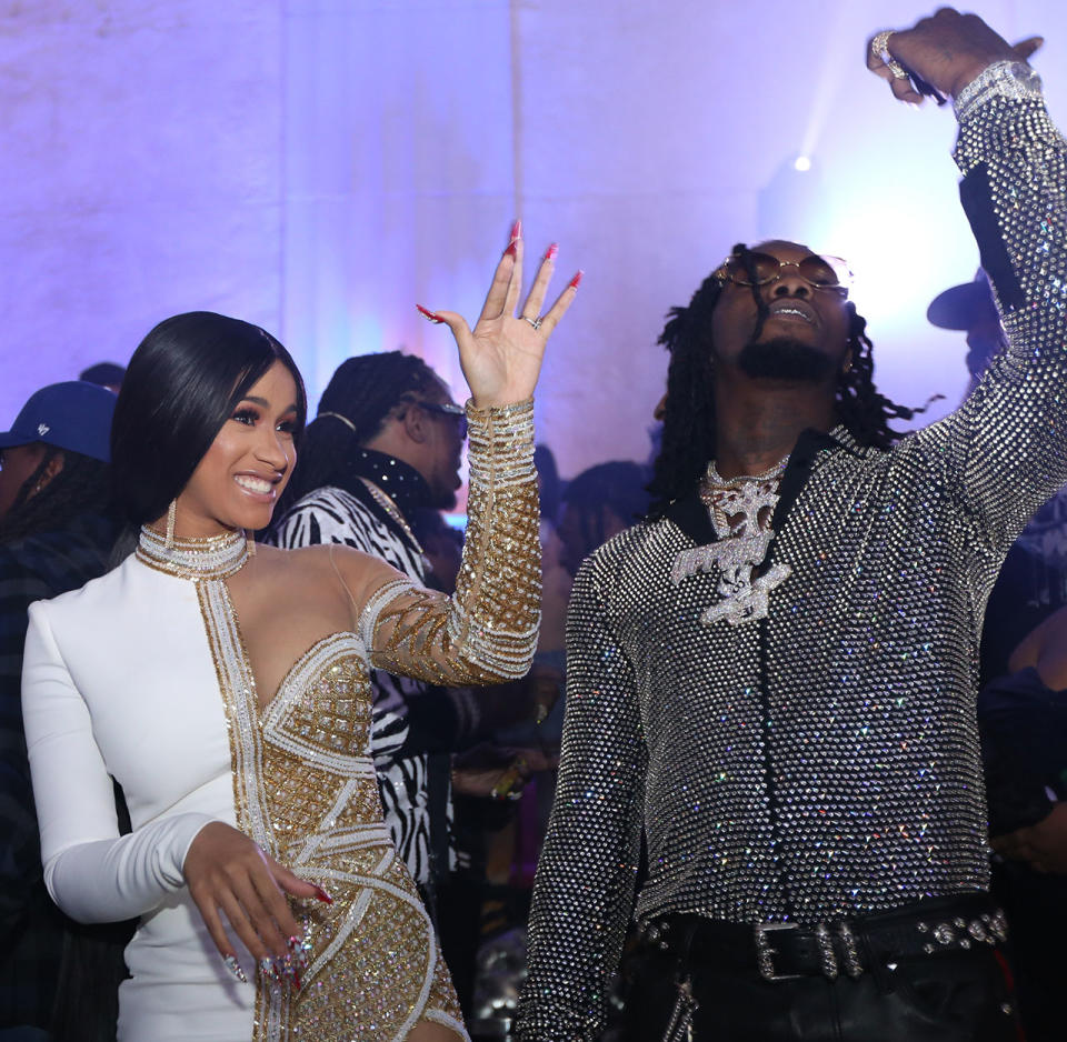 The Migos rapper celebrated his 26th birthday with a Met Gala-themed party in Los Angeles on Wednesday.