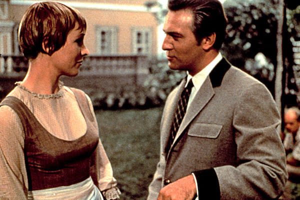 Julie Andrews and Christopher Plummer having a conversation