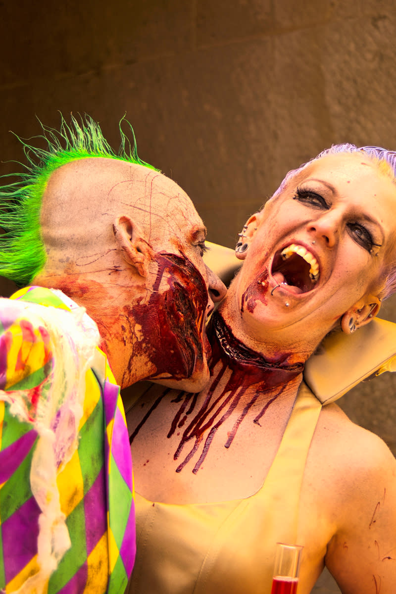 Zombie-Hochzeit: Die schaurig-schönen Bilder zur Grusel-Party