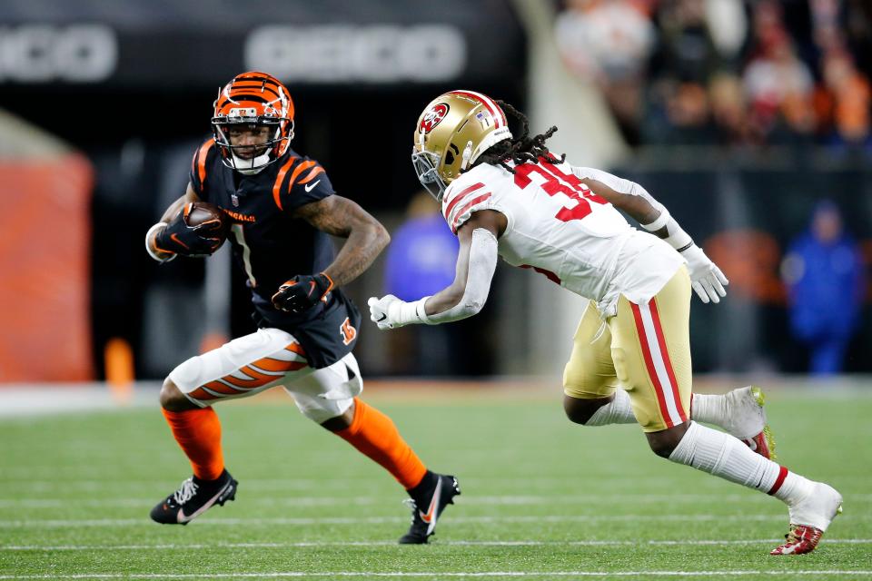 Ja'Marr Chase comes off a record day for the Bengals and takes on the San Francisco 49ers in Week 8.