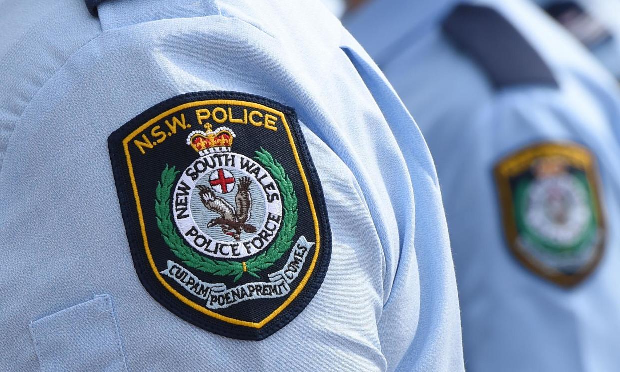 <span>NSW police allege a man stabbed another with a box cutter during a football match at Heber Park in Hebersham.</span><span>Photograph: Dean Lewins/AAP</span>