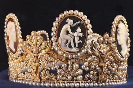 cameo tiara