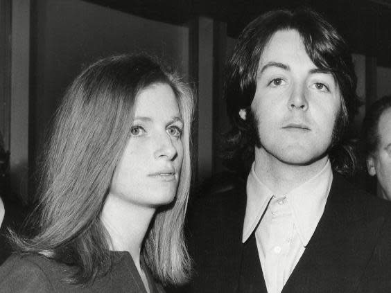 Paul McCartney and future wife Linda attend a music event in 1969 (Monty Fresco/Daily Sketch/Shutterstock)