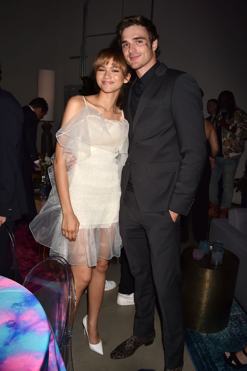 los angeles, california june 04 zendaya and jacob elordi attend hbos euphoria premiere at the arclight pacific theatres cinerama dome on june 04, 2019 in los angeles, california photo by filmmagicfilmmagic