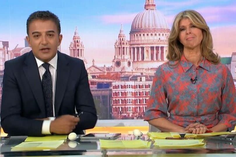 Kate Garraway and Adil Ray