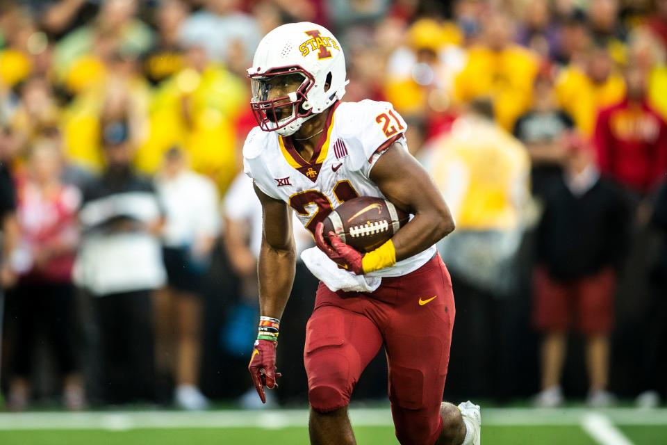 Iowa State running back Jirehl Brock has impressed fans after rushing 43 times for 204 yards in two games this season.