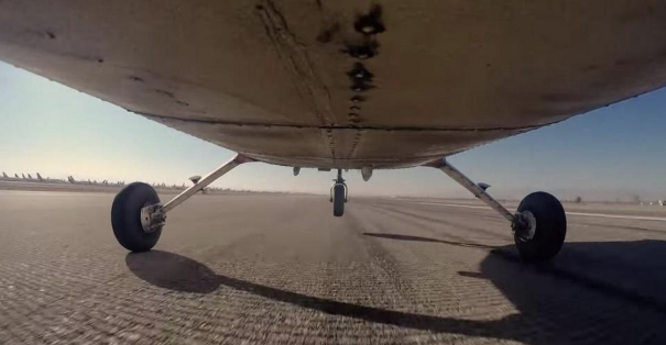 Christopher Freeze, a pilot from Virginia, set the Guinness World Record for the longest plane wheelie. He completed the feat in Victorville.