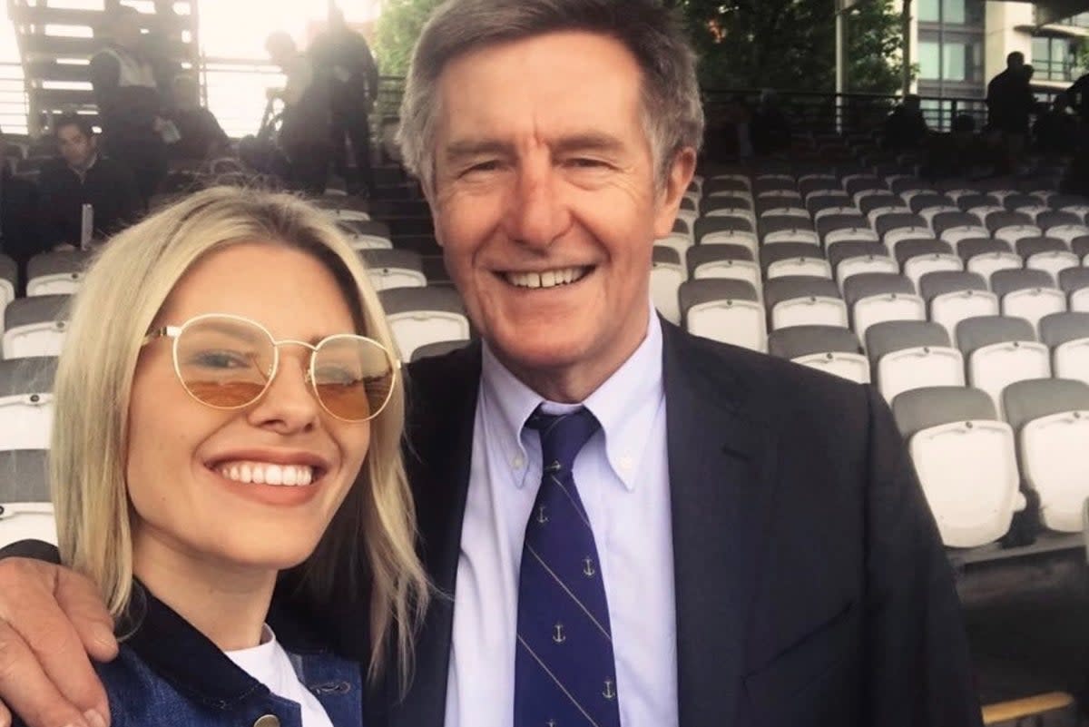 Mollie King opened up about losing her father as she marked Brain Tumour Awareness month on Instagram (Mollie King/Instagram)