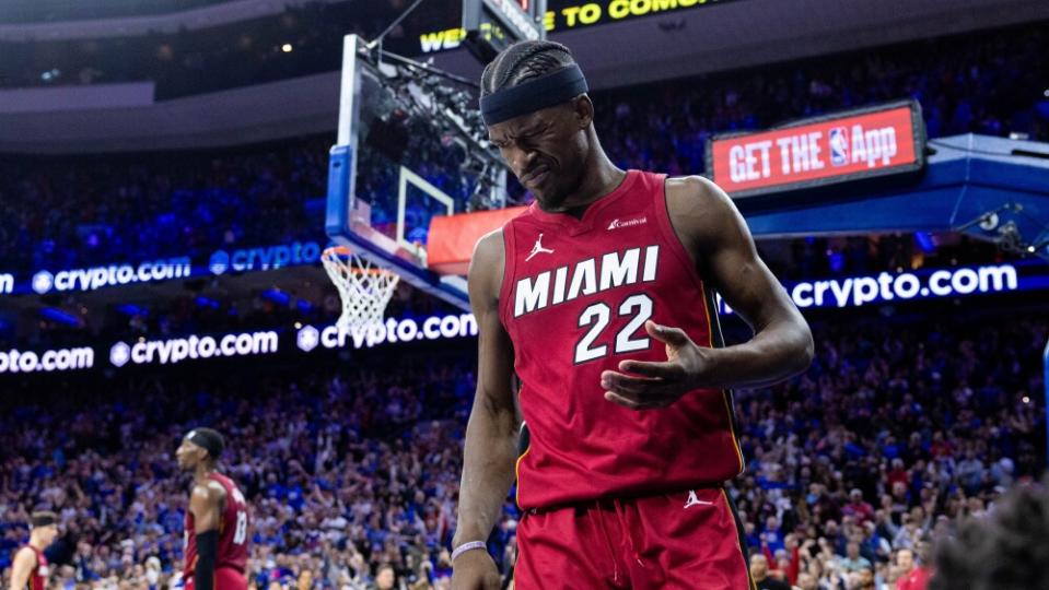 NBA: Playoffs-Miami Heat at Philadelphia 76ers