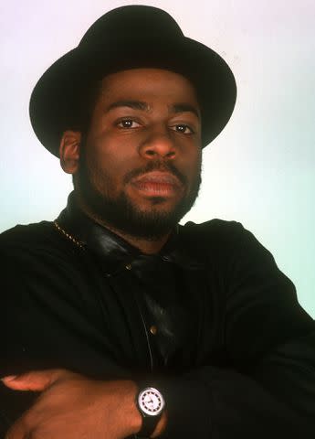 <p>Michael Ochs Archives/Getty Images</p> Jam Master Jay in 1985 in New York, New York.