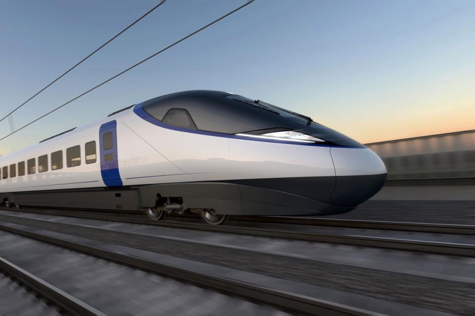 The prime minister axed plans for the HS2 high-speed rail link to run from Birmingham to Manchester amid soaring costs (PA Media)