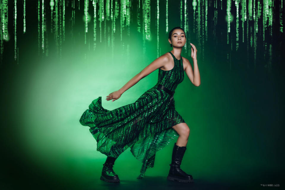 Matrix Code Dance Student Dress from the BlackMilk x Matrix collection