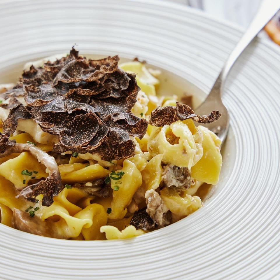 Truffle tagliatelle is on the menu for Valentine's Day at Bistro du Midi in Boston.