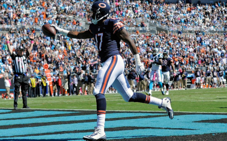 With Jay Cutler back, will Alshon Jeffery get back in the end zone?