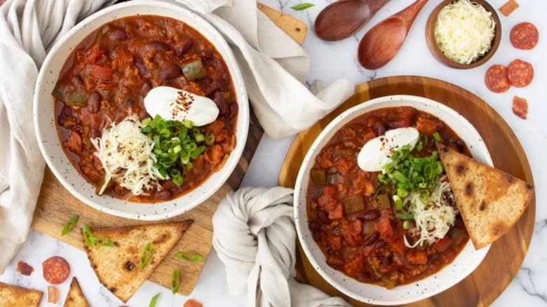 Pizza chili