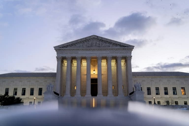 La Cour suprême des Etats-Unis à Washington le 11 janvier 2022 - Stefani Reynolds © 2019 AFP