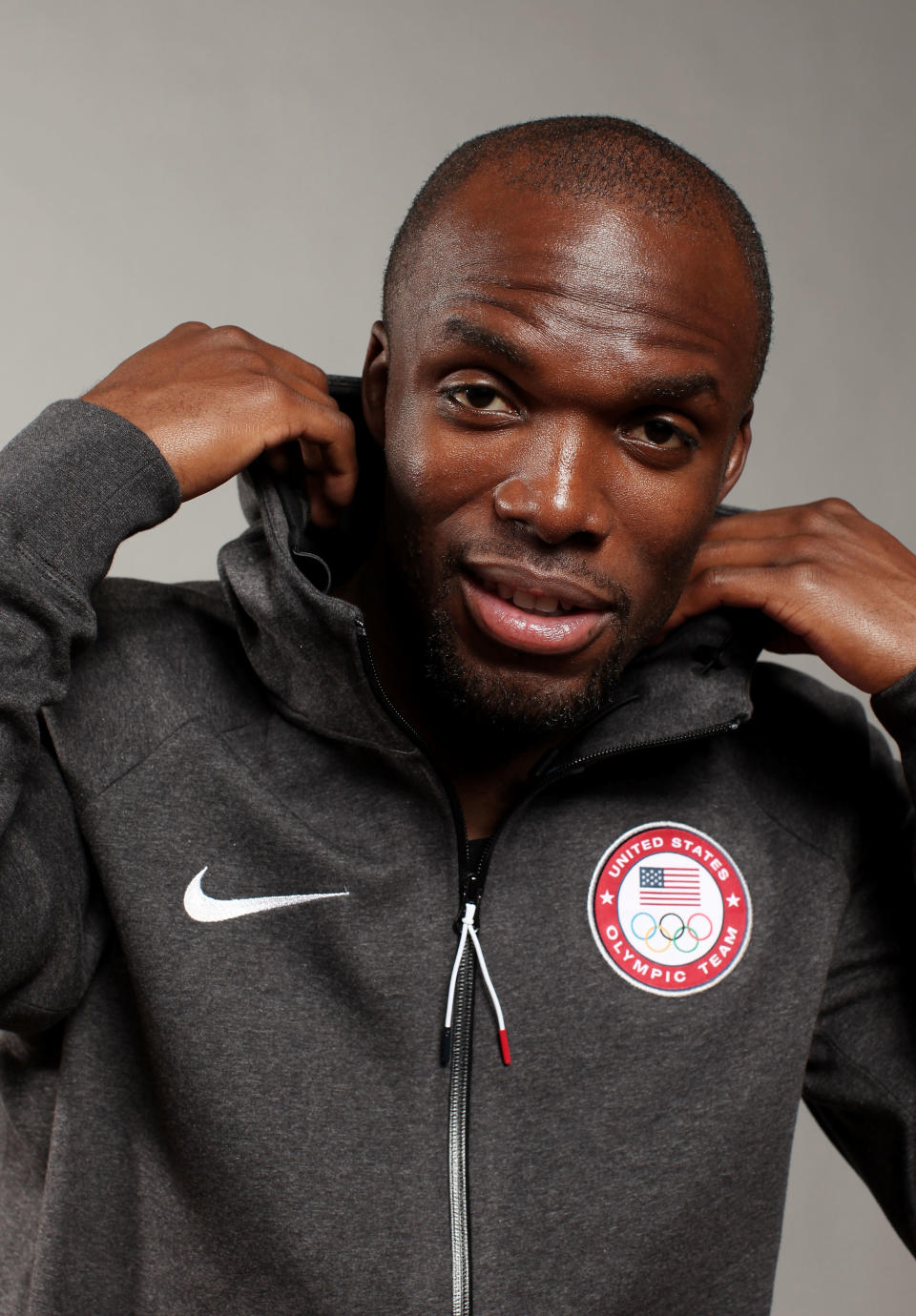 DALLAS, TX - MAY 14: Track athlete, Lashawn Merritt, poses for a portrait during the 2012 Team USA Media Summit on May 14, 2012 in Dallas, Texas. (Photo by Nick Laham/Getty Images)