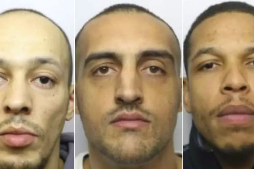 (Left to right) Matthew Cohen, Dale Gordon and Keil Bryan were found guilty of murder